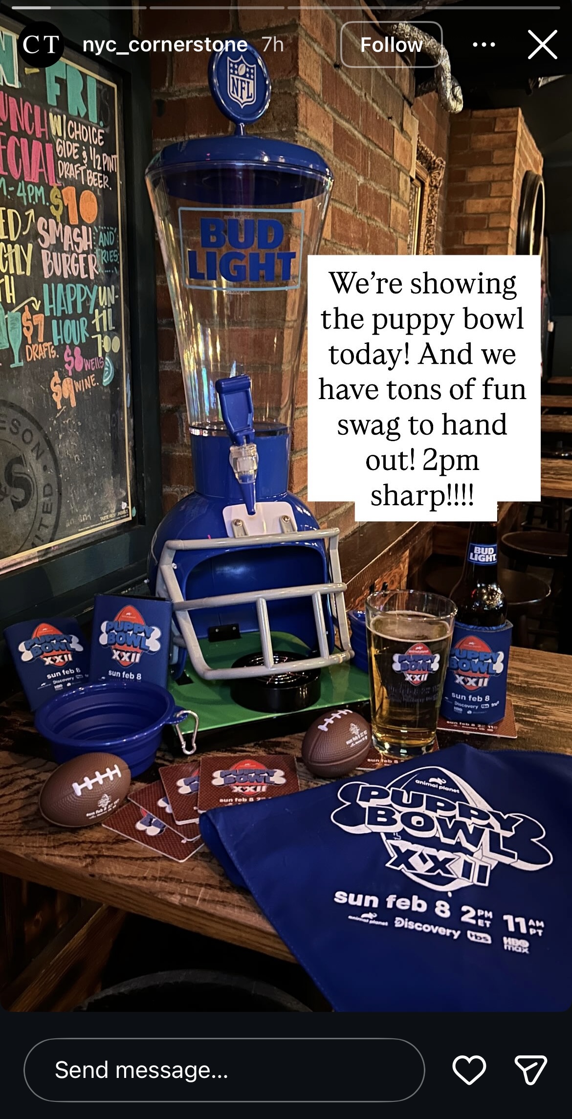 Cornerstone Tavern - Instagram Story - 1